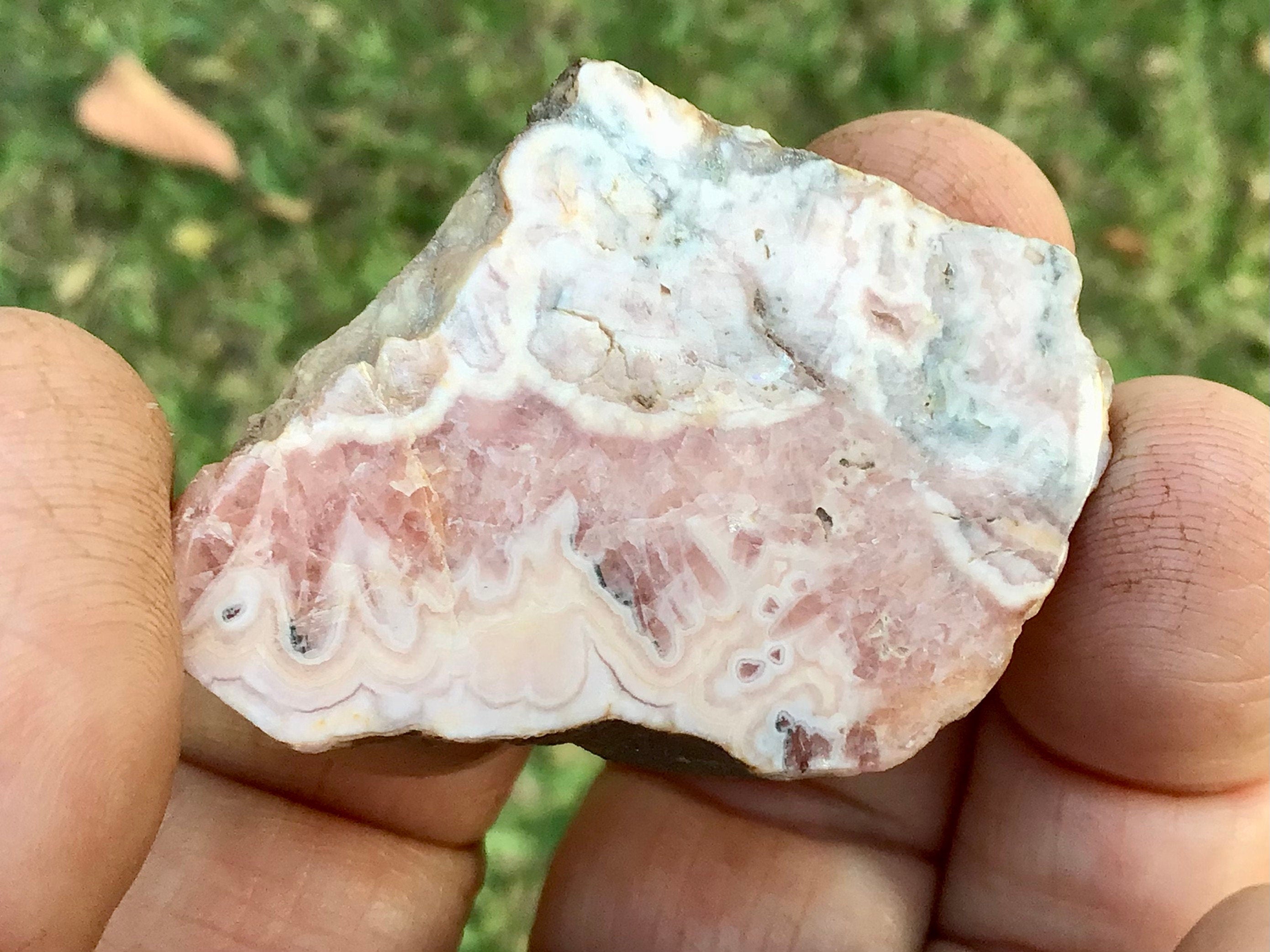 22g Rhodochrosite Polished Mini Slab A