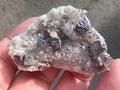 52g Lavender QR Code Fluorite Specimen 4B