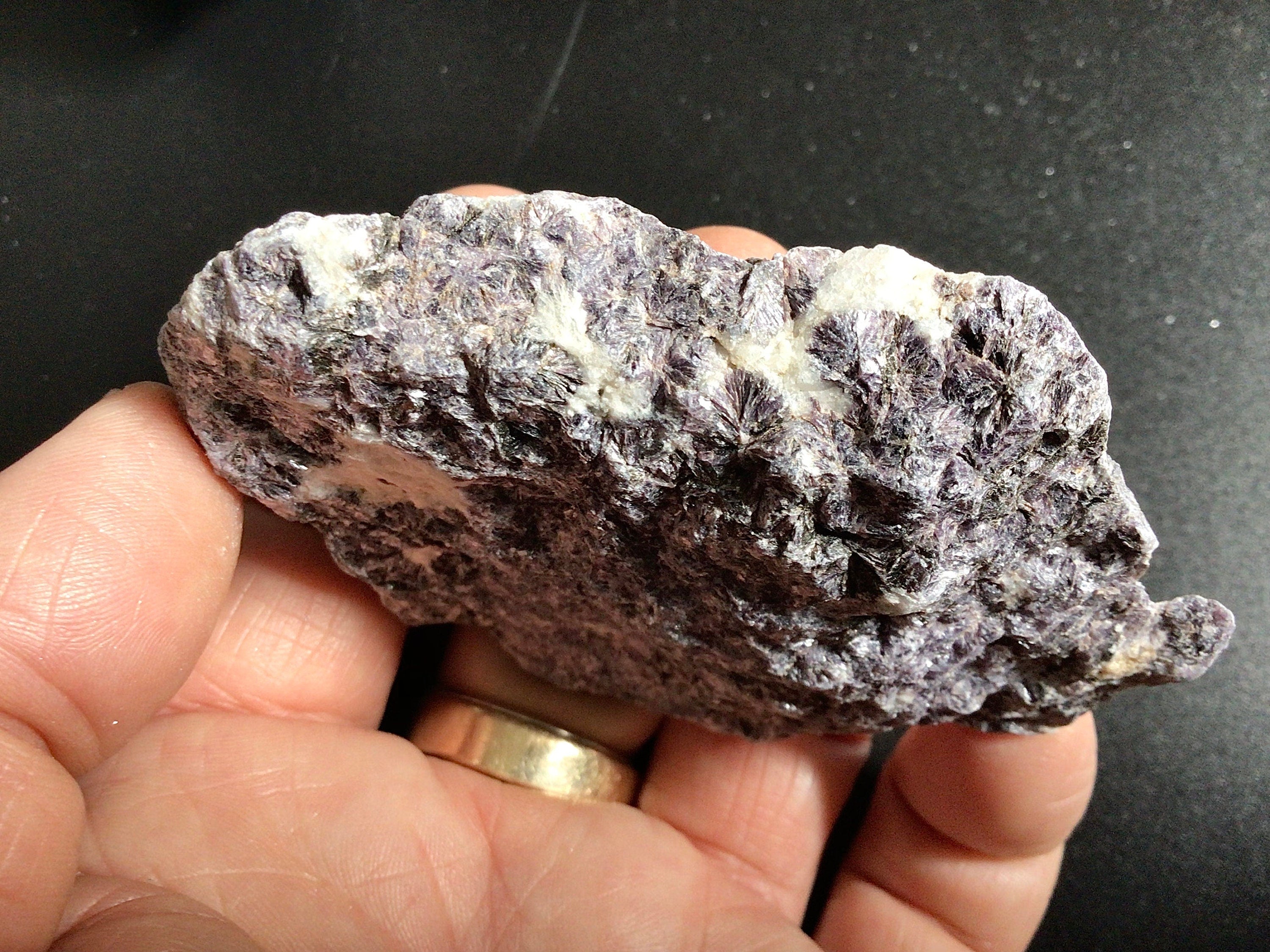 105g Trilithionite with Petalite and Rubellite Rough Piece 4C