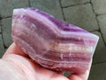 279g Rainbow Fluorite Polished/Rough Freeform 1A