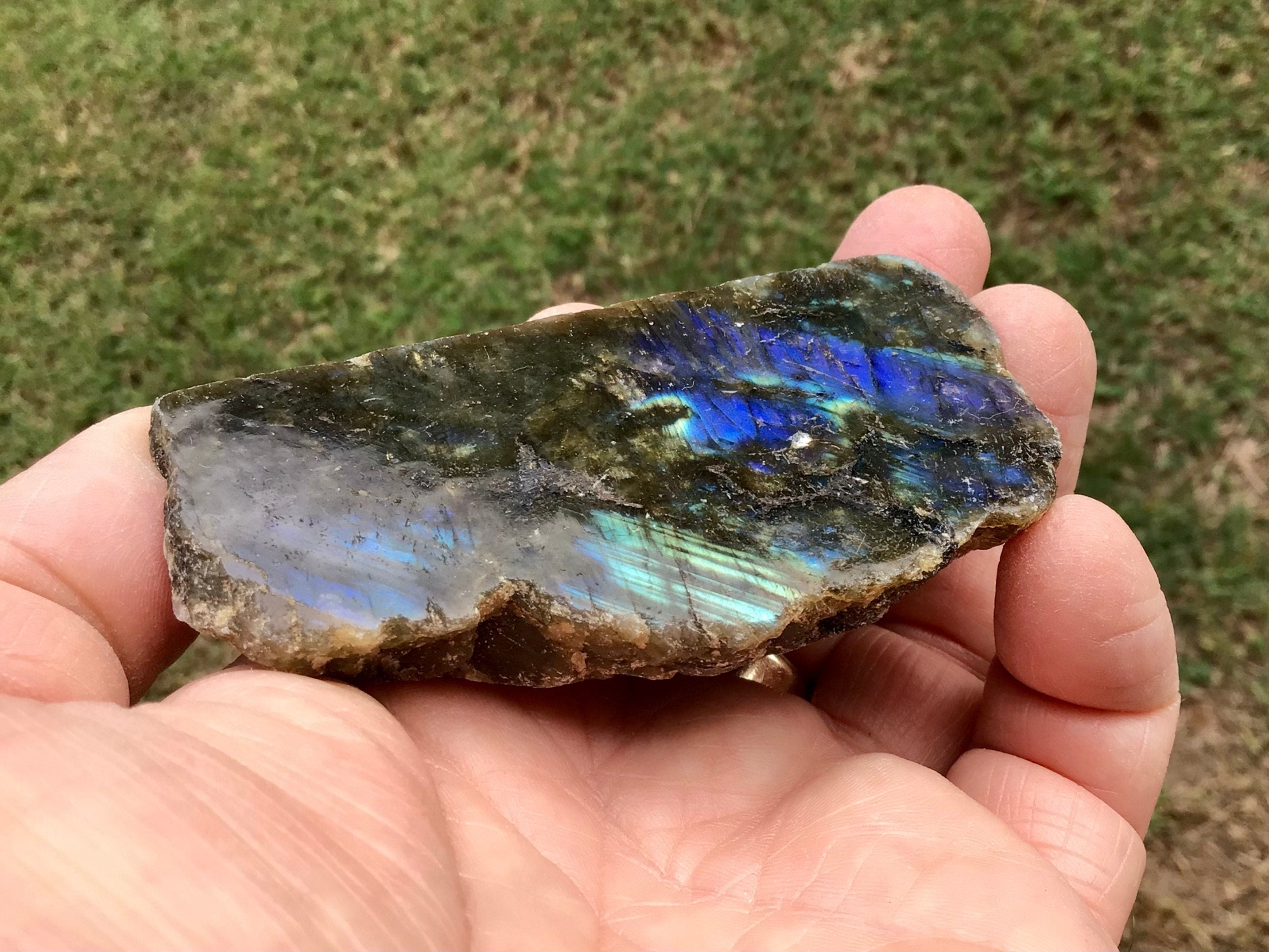 99g Labradorite One Side Polished 1C