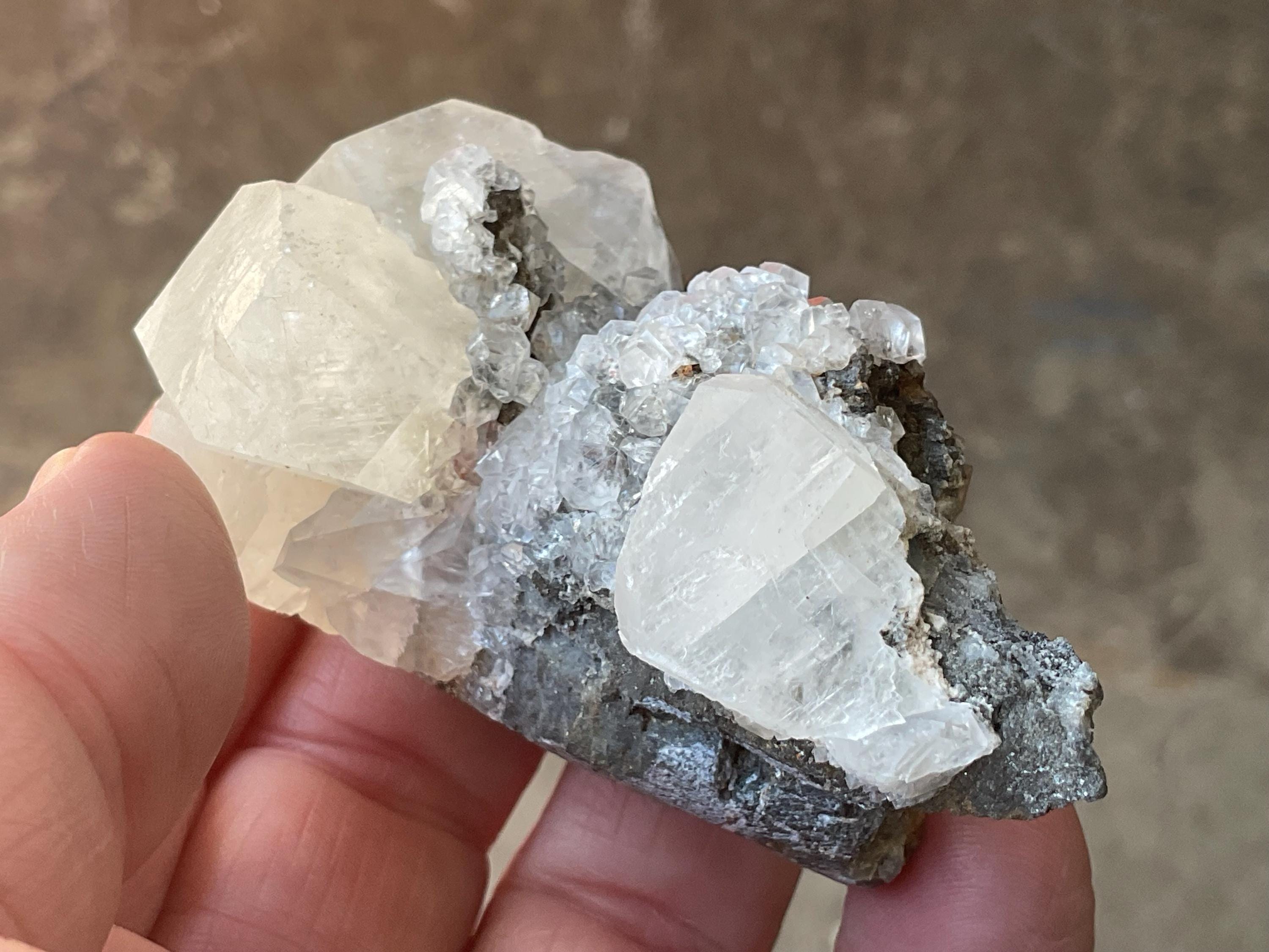 92g Multi Generational Calcite Specimen from Hunan, China