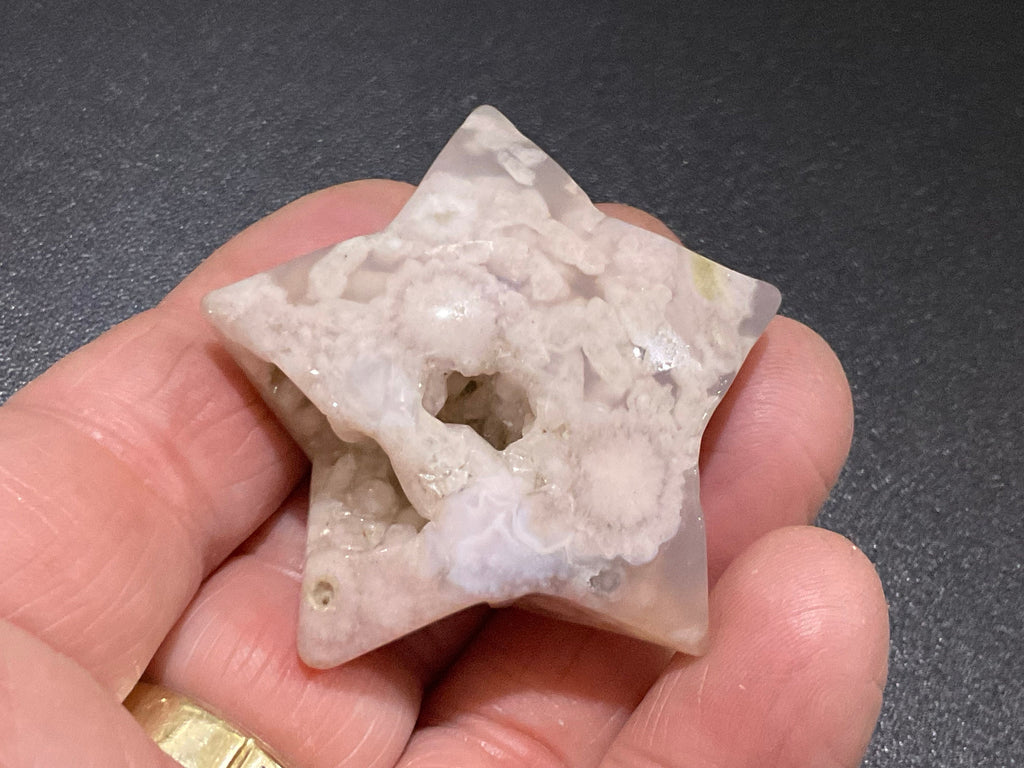 38g Flower Agate Star 8C