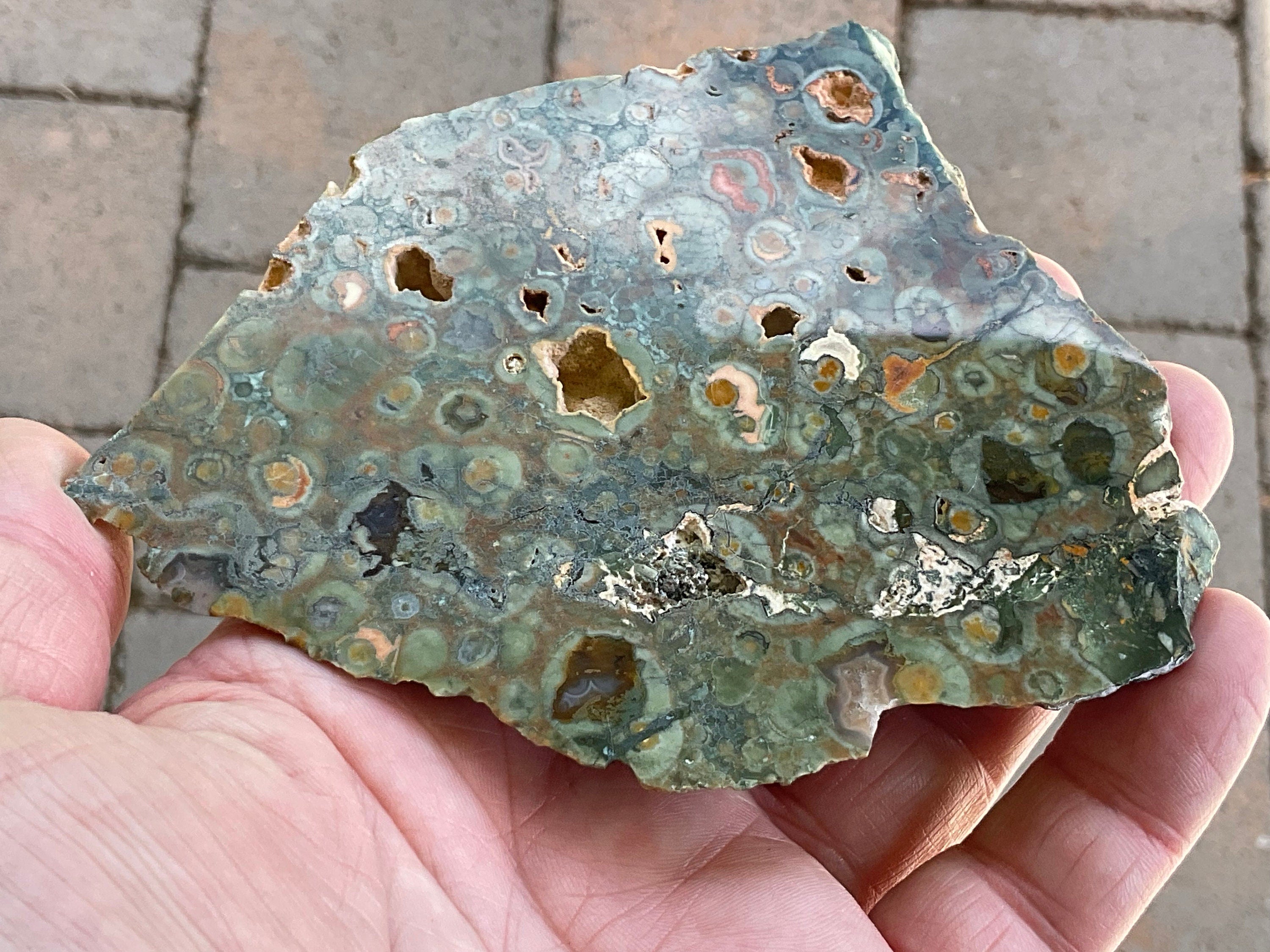 129g Mt Hay Rhyolite Polished Slab A