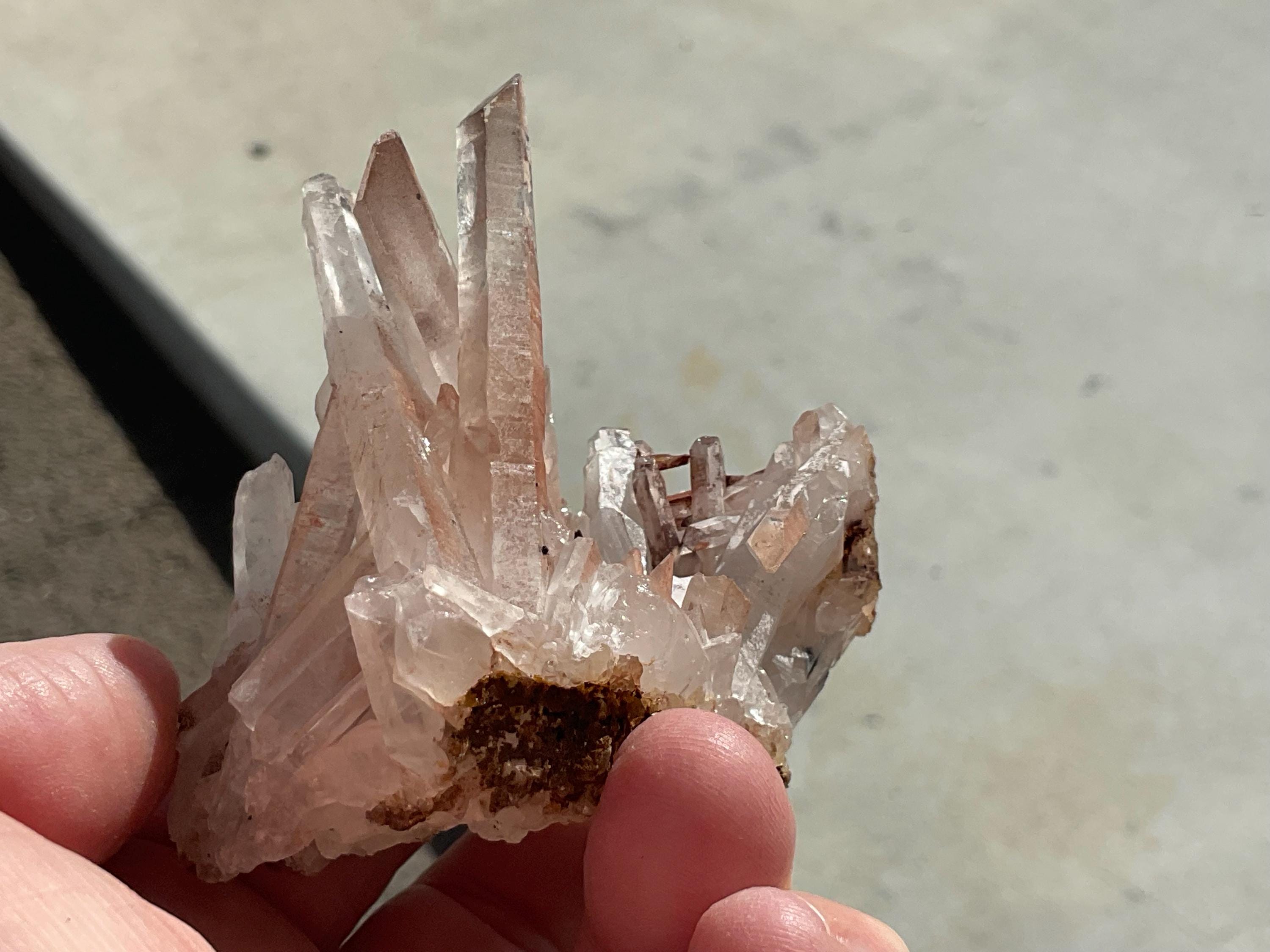 120g Specularite Quartz Cluster 2B from Inner Mongolia