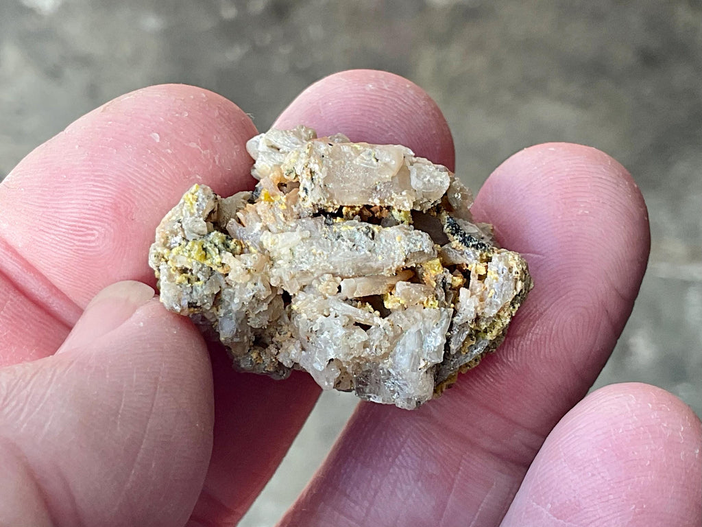 26g Australian Cerussite with Pyromorphite Specimen 1A from Rum Jungle