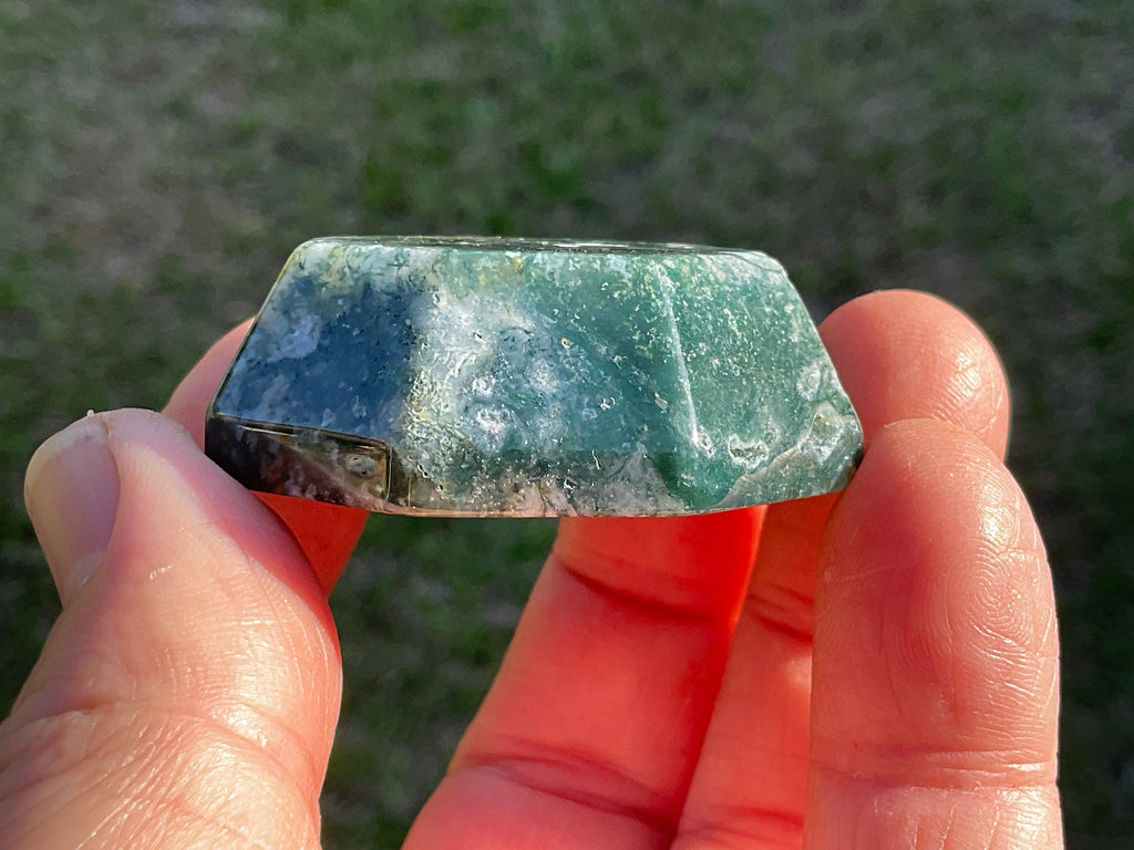54g Moss Agate Trinket Bowl 1A