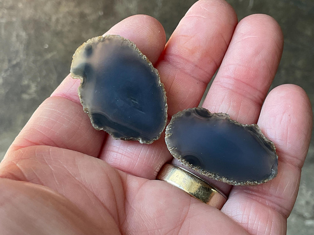 20g Small Brazilian Polished Agate Pair D