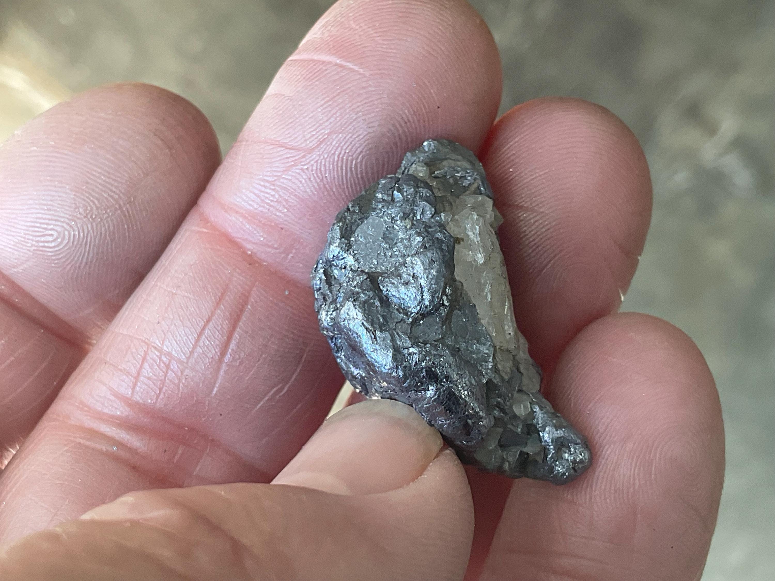 20g Australian Molybdenite on Quartz Specimen 3A