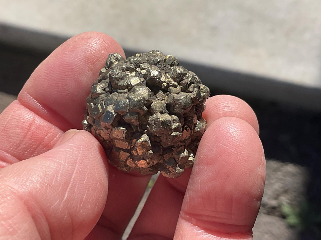 46g Natural Indonesian Pyrite after Marcasite Nodule 2C