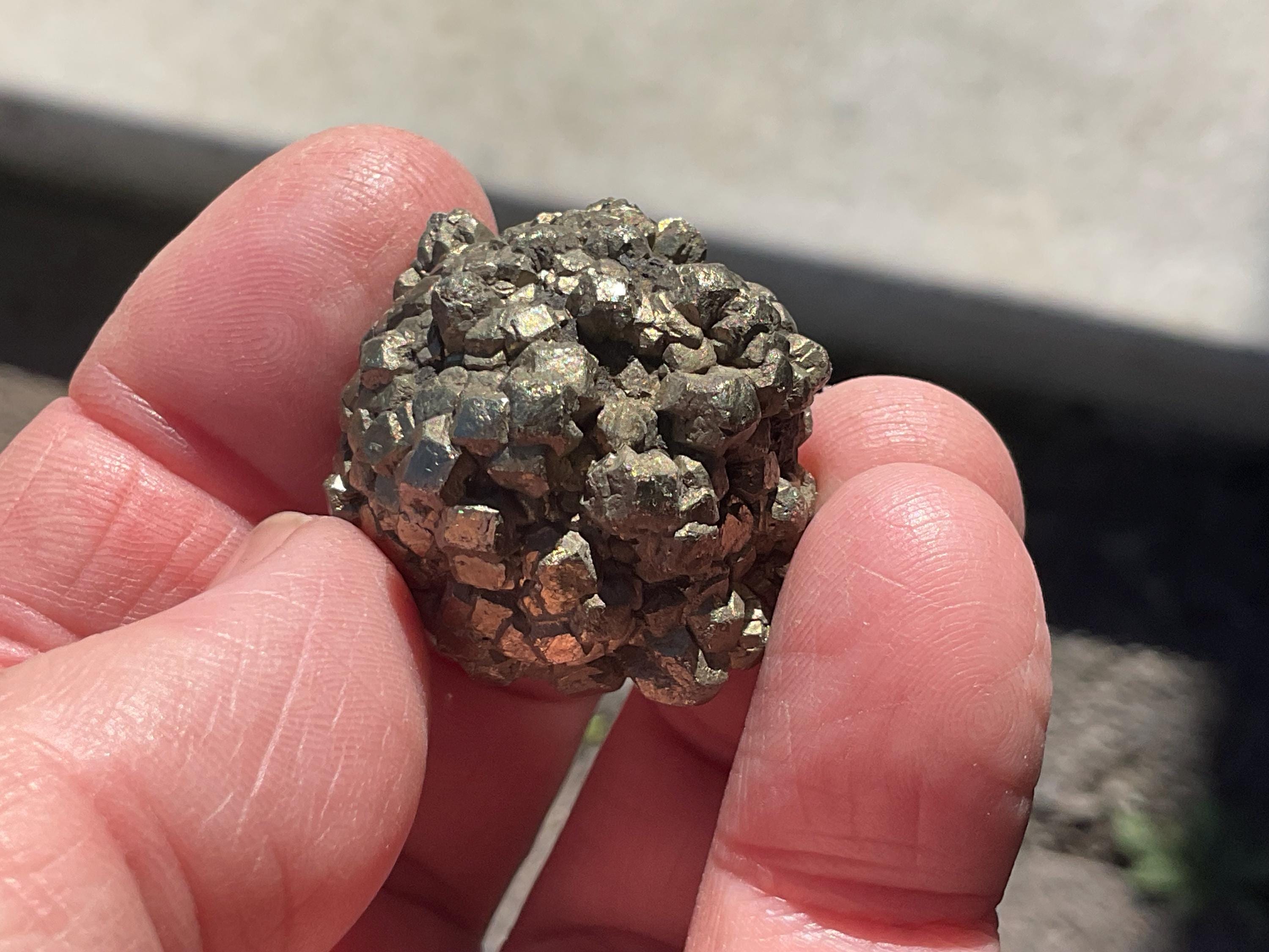 46g Natural Indonesian Pyrite after Marcasite Nodule 2C