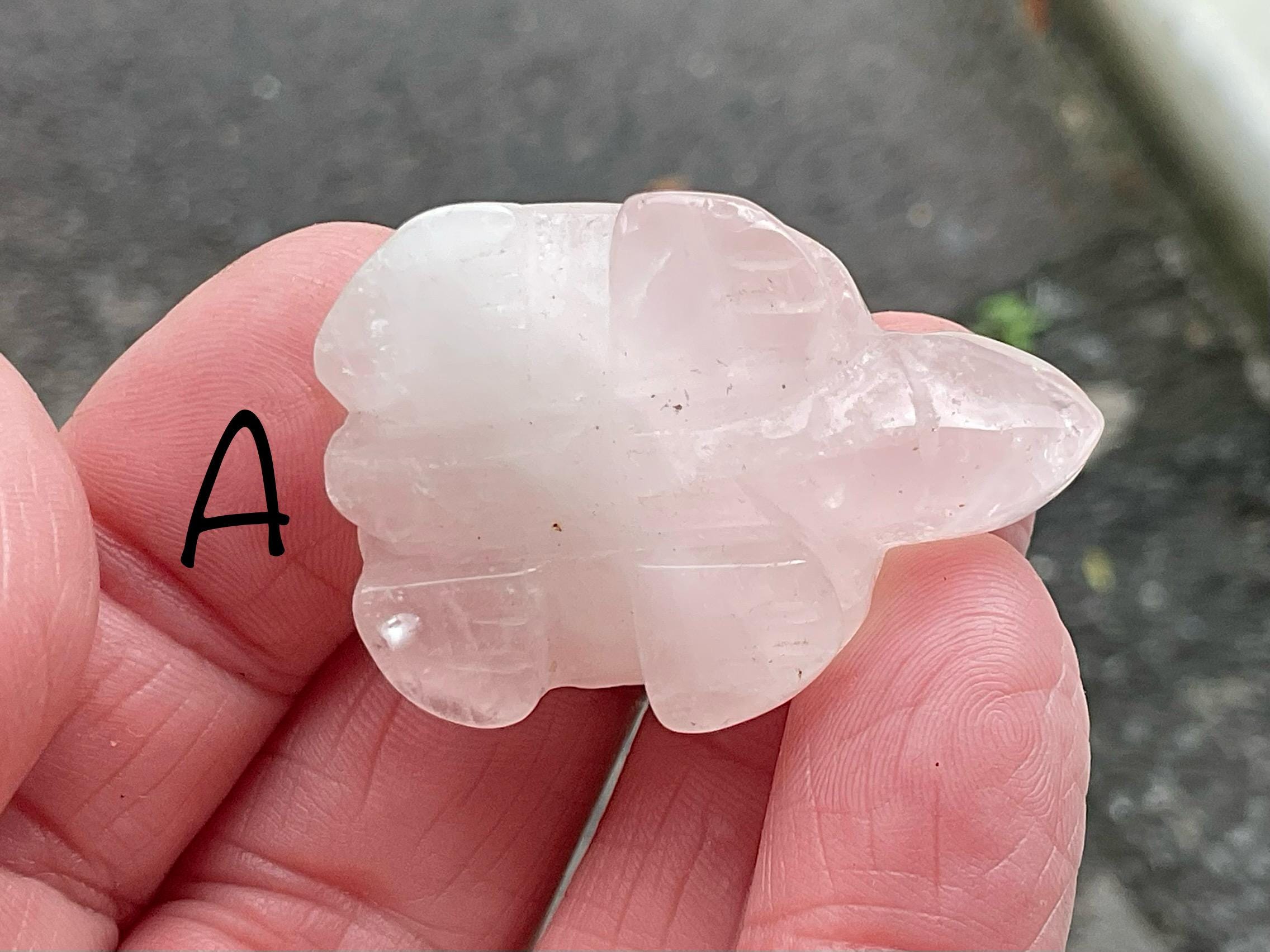 Rose Quartz Small Turtles