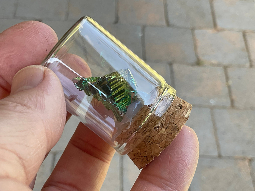 Bismuth Specimen Display Bottle 1A
