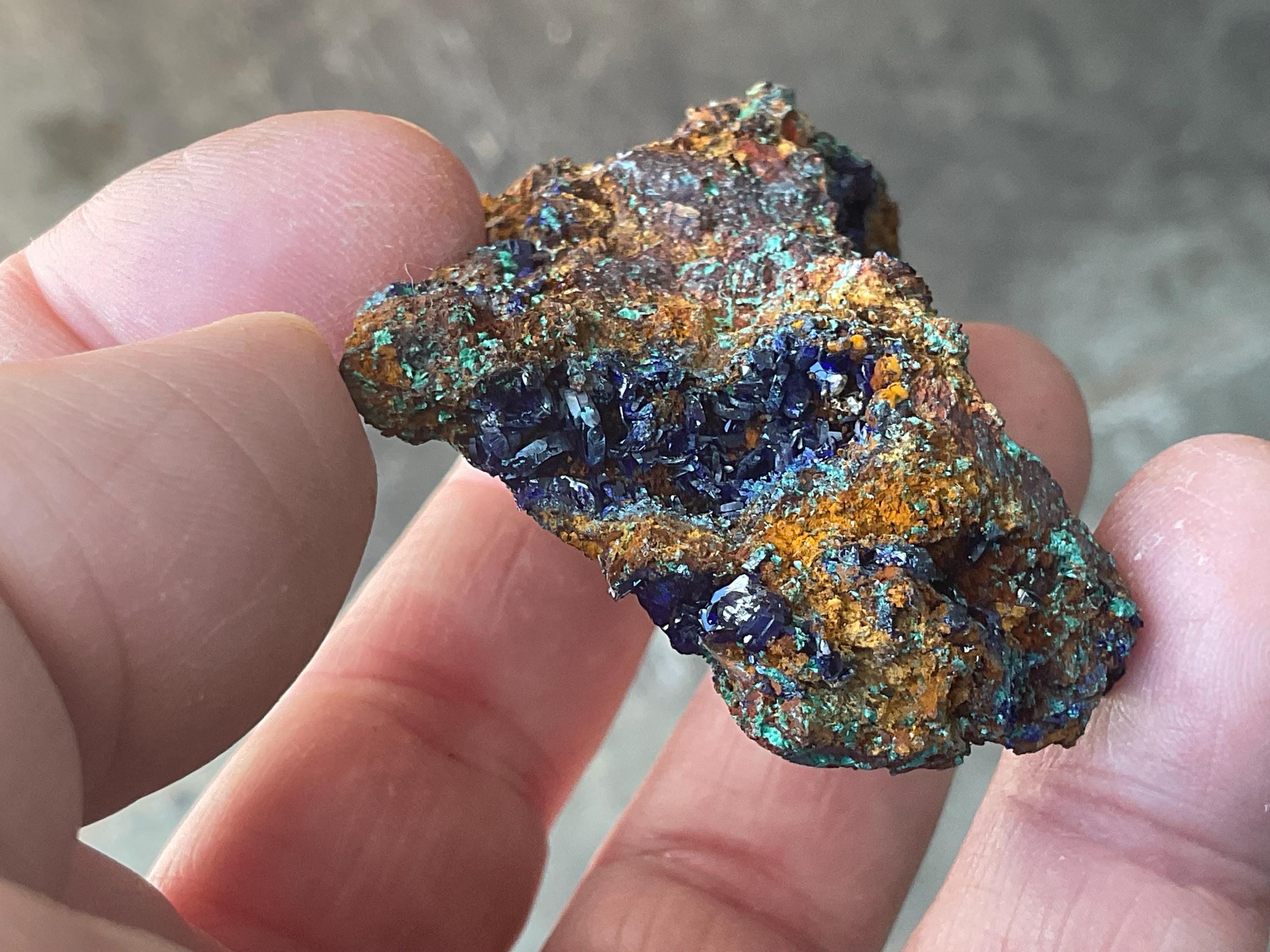 38g Azurite with Malachite Specimen 2B from Anhui, China