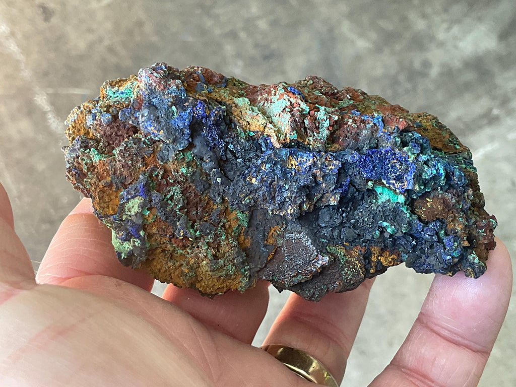 222g Azurite with Malachite Specimen 6B from Anhui, China