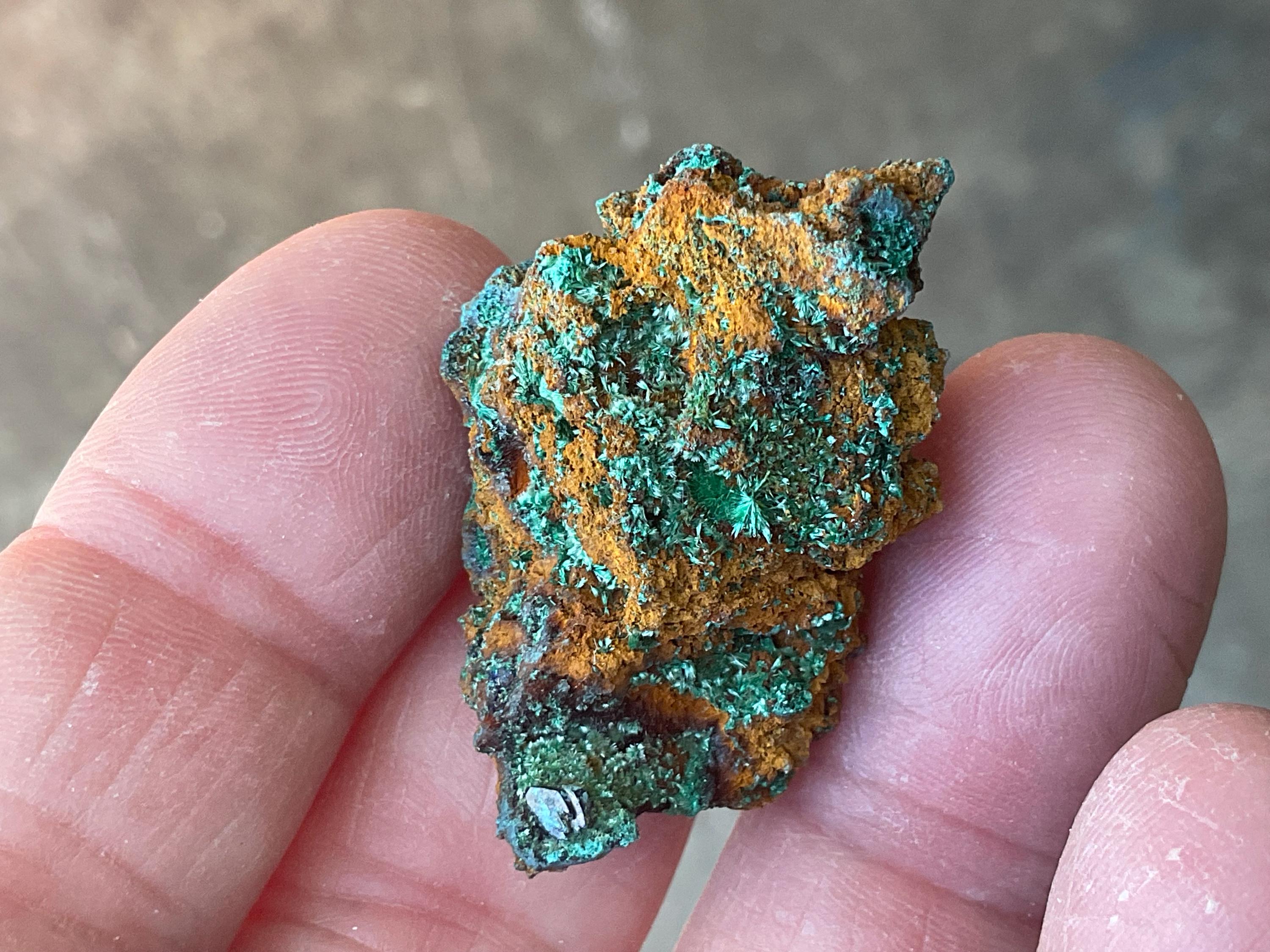 8g Azurite with Malachite Specimen 1A from Anhui, China