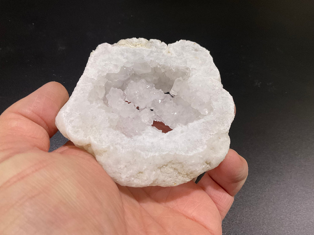 222g Druzy Quartz Geode Slice 3A