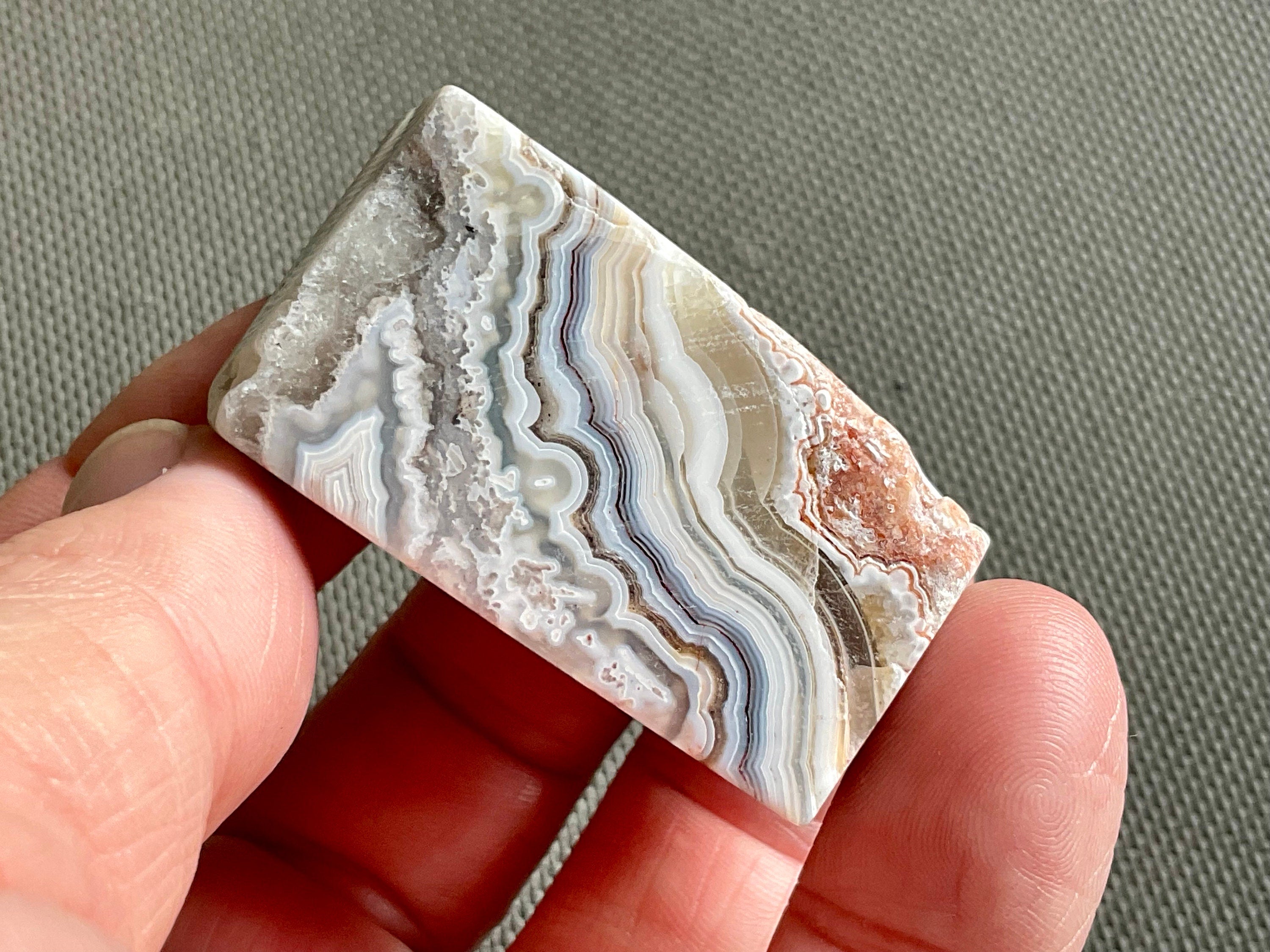 66g Mexican Crazy Lace Agate Freeform 1B