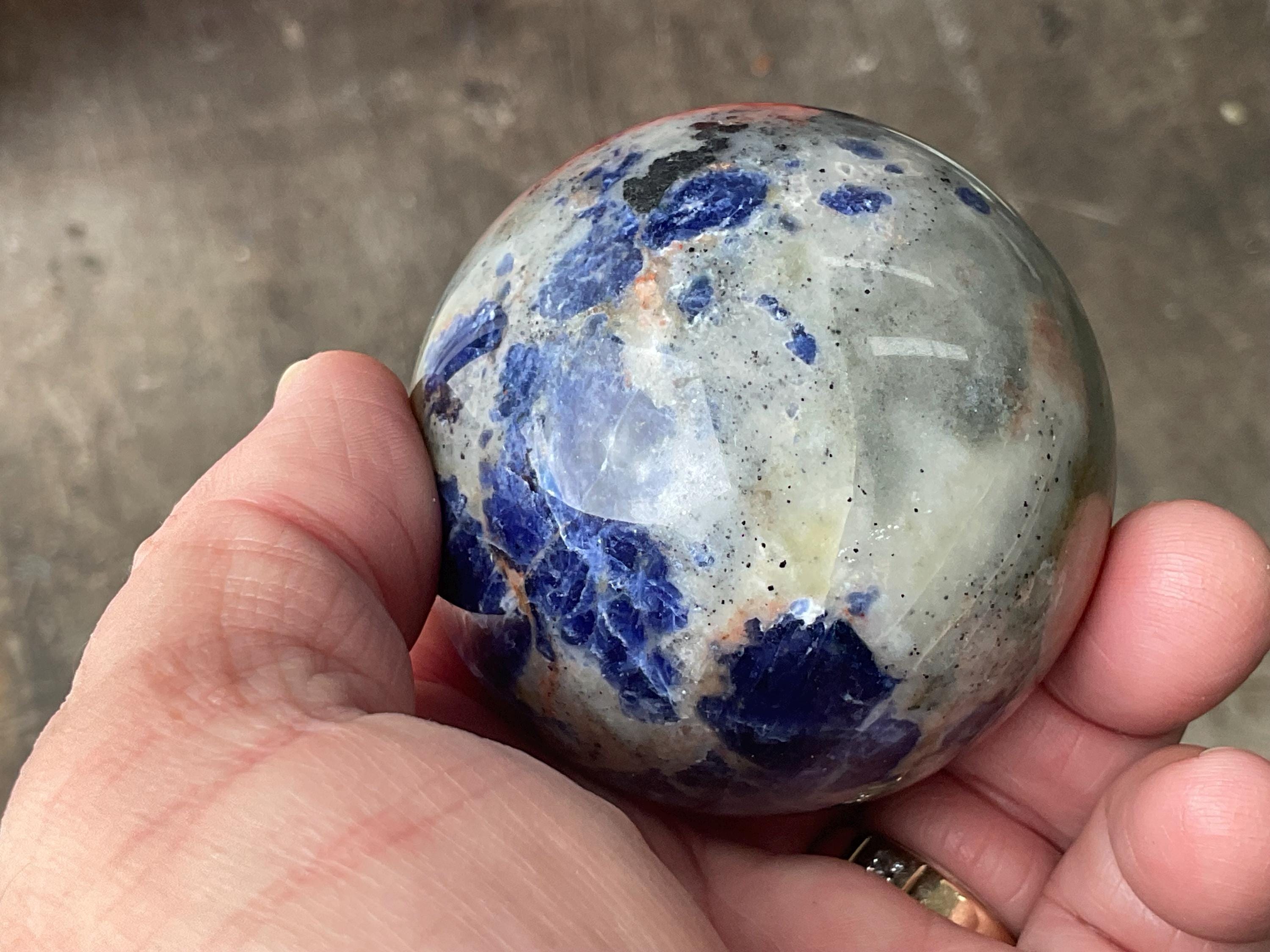 328g Sodalite Sphere C