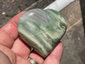100g Jasper with Common Opal Heart B