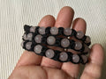 Rose Quartz 8mm Bead Adjustable Macramé Bracelet