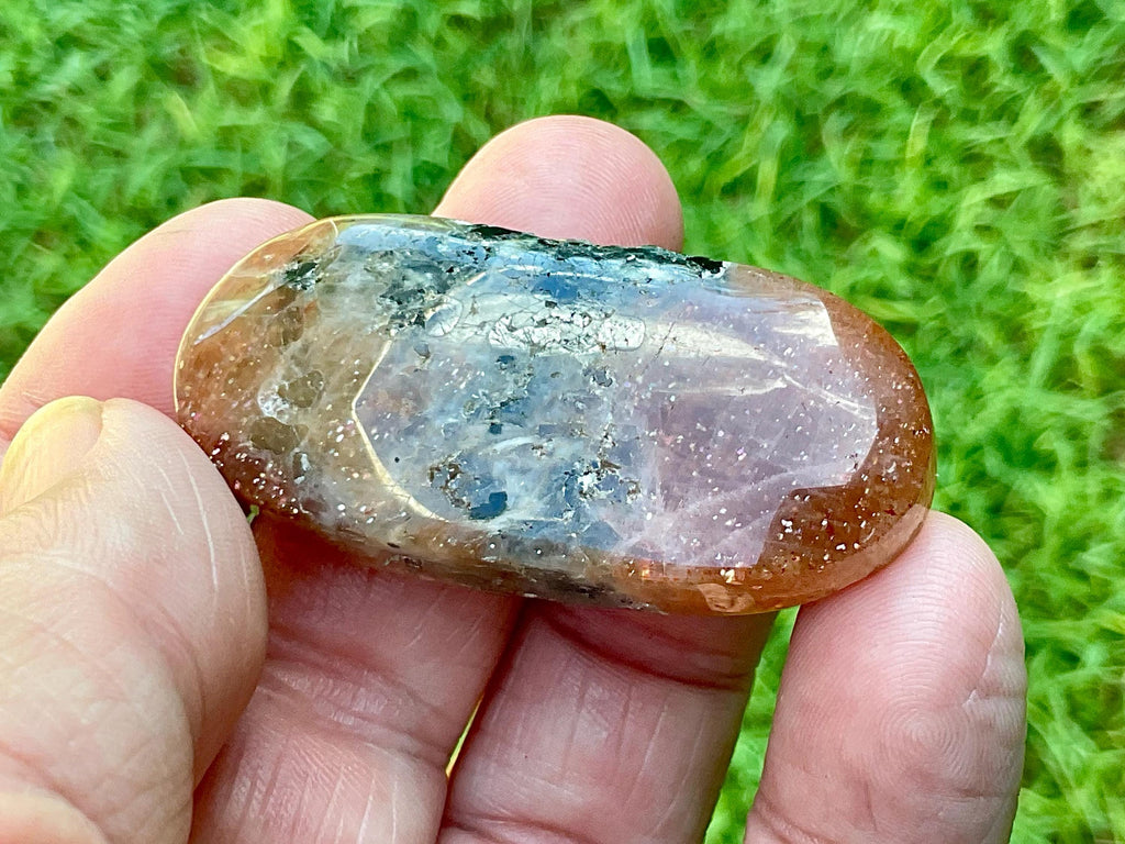 30g Golden Strawberry Sunstone Cabochon 4A