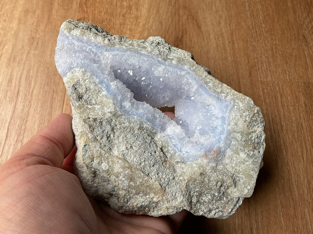 610g Blue Lace Agate Rough Piece E