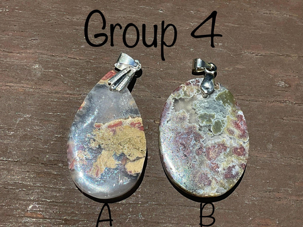 8g Moss Agate Pendant 4A