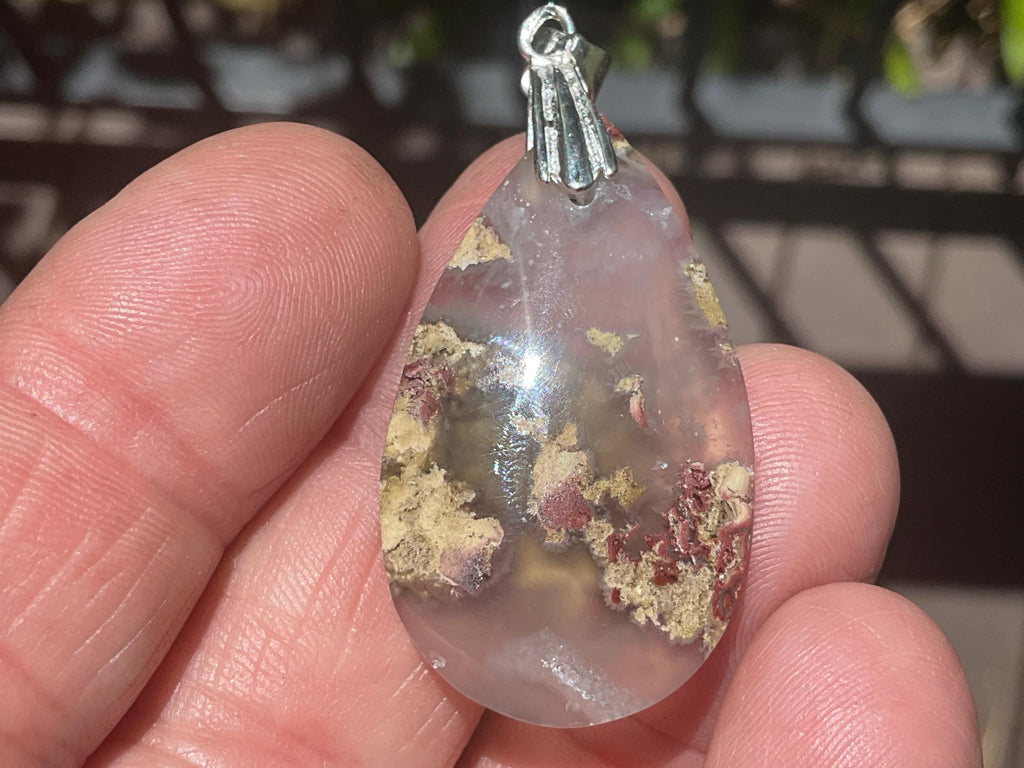 8g Moss Agate Pendant 4A