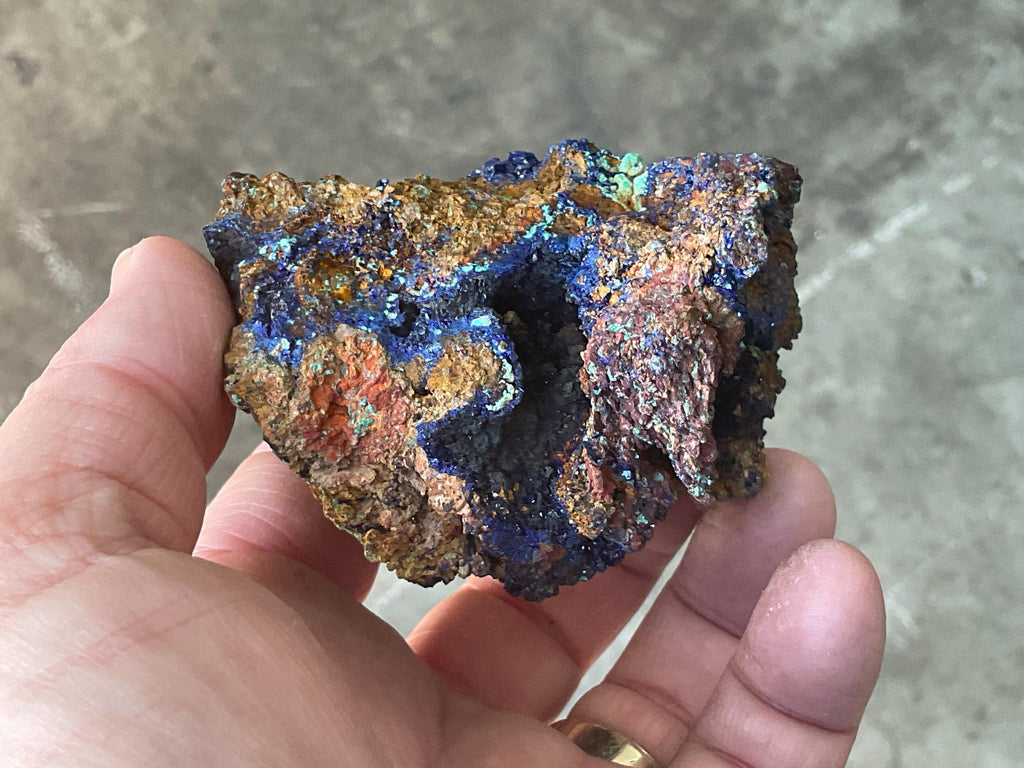224g Azurite with Malachite Specimen 6A from Anhui, China