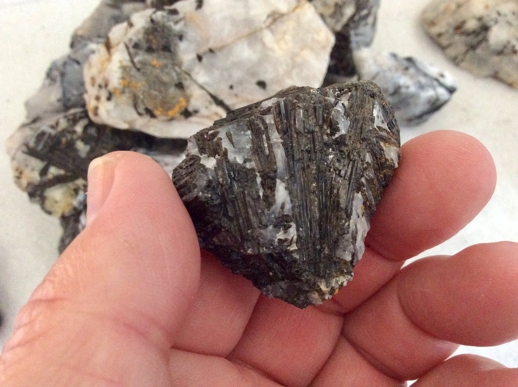 90g (3pieces) Small Rough Australian Tourmalated Quartz Pieces