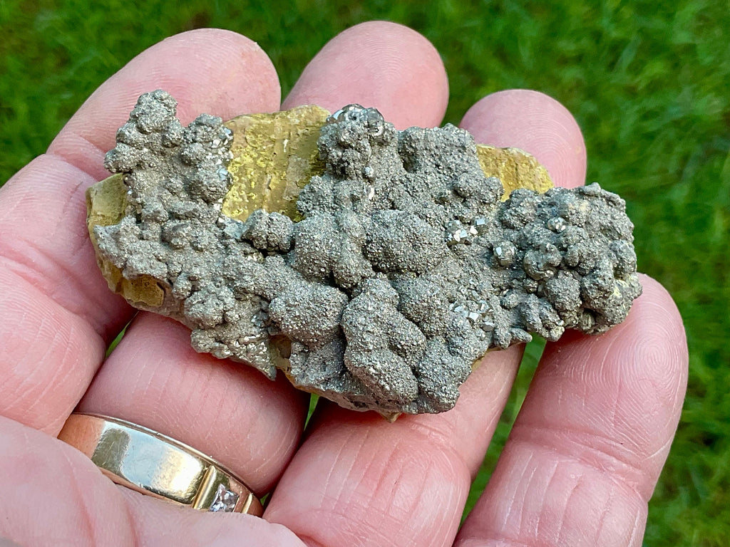 50g Pyrite on Limonite Specimen 1C