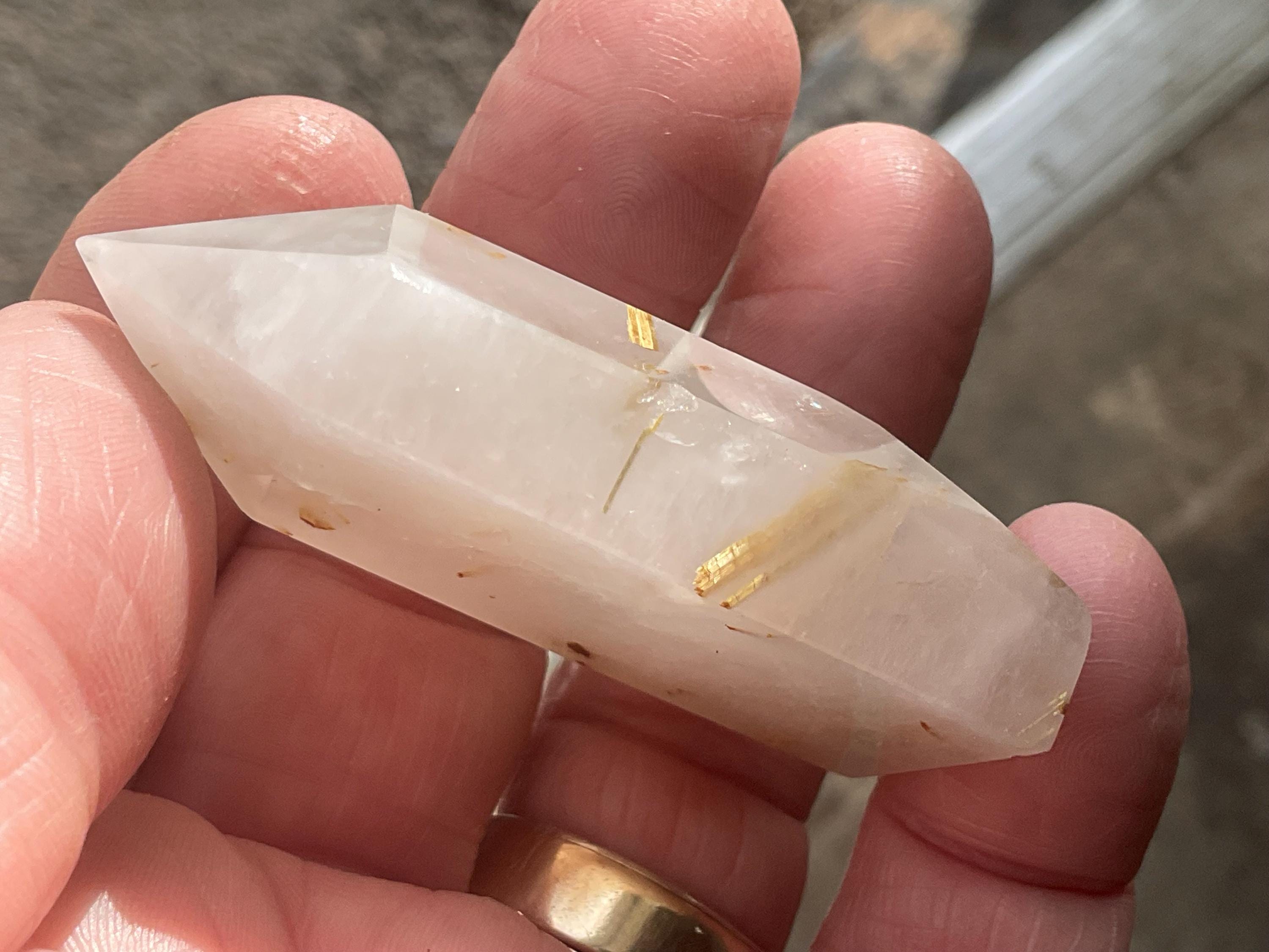 50g Golden Rutile in Quartz Generator 2B