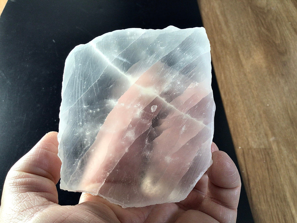 395g Satin Spar Gypsum Piece G