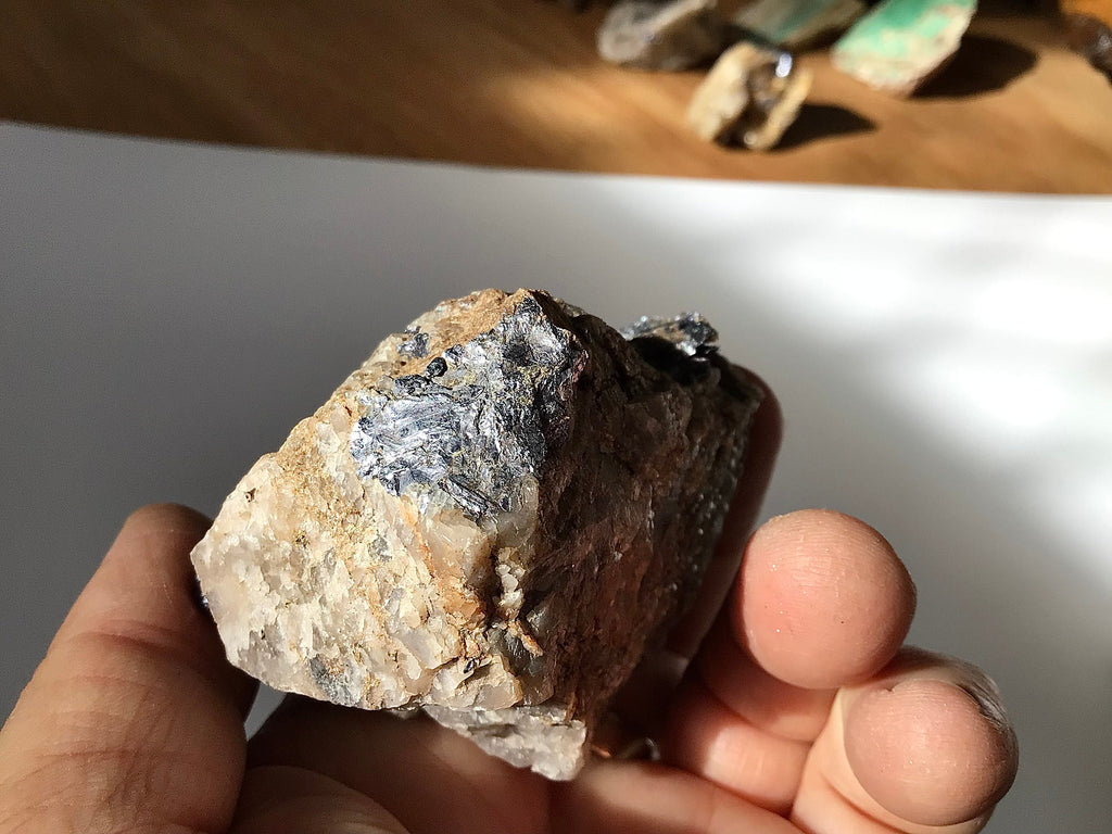 192g Australian Molybdenite Specimen 2E