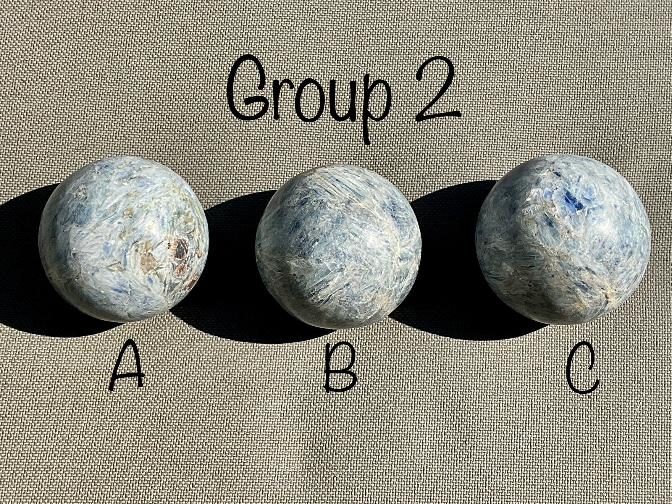 447g Blue Kyanite Sphere 2A