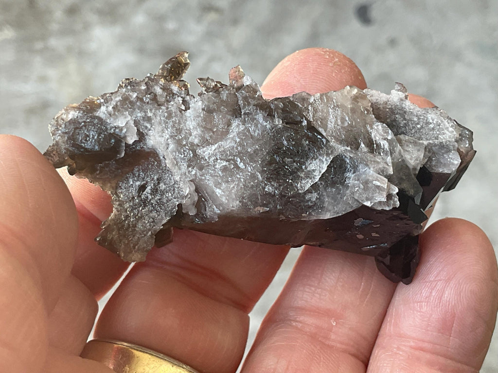 32g A Grade Smokey Quartz Cluster 4E