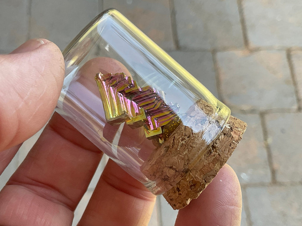 Bismuth Specimen Display Bottle 1B