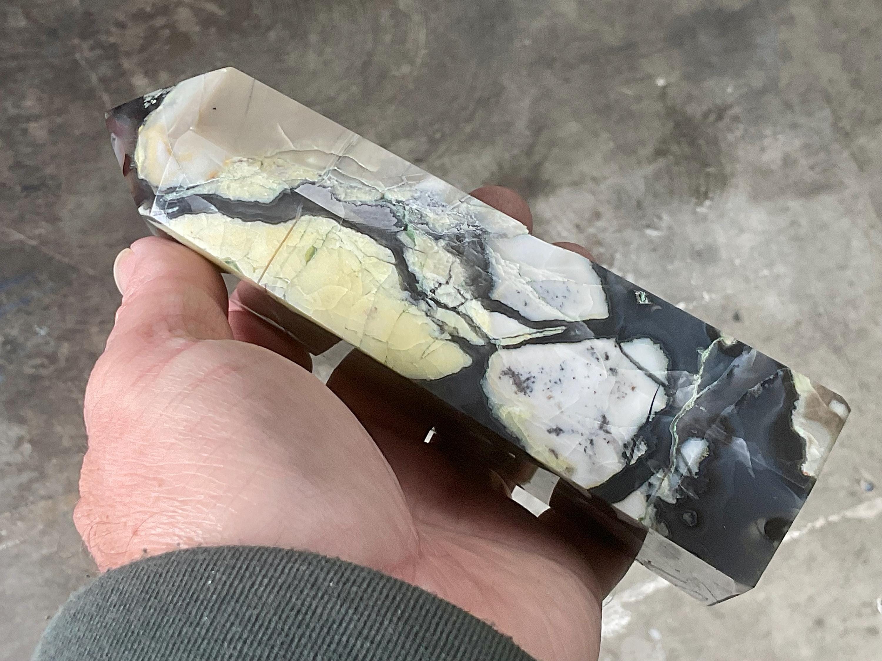 586g Large “Volcano Agate” Generator
