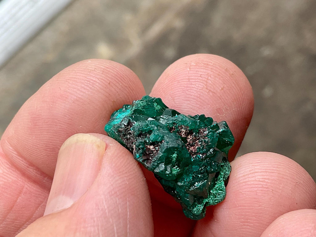 RESERVED FOR JULIA **5g Congolese Dioptase Natural Specimen 3B