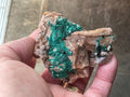 230g Malachite and Selenite on Dolomite Matrix Specimen 1B from Morocco