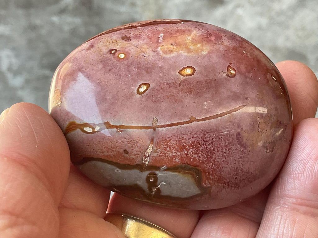 106g Polychrome Jasper Palmstone 24B