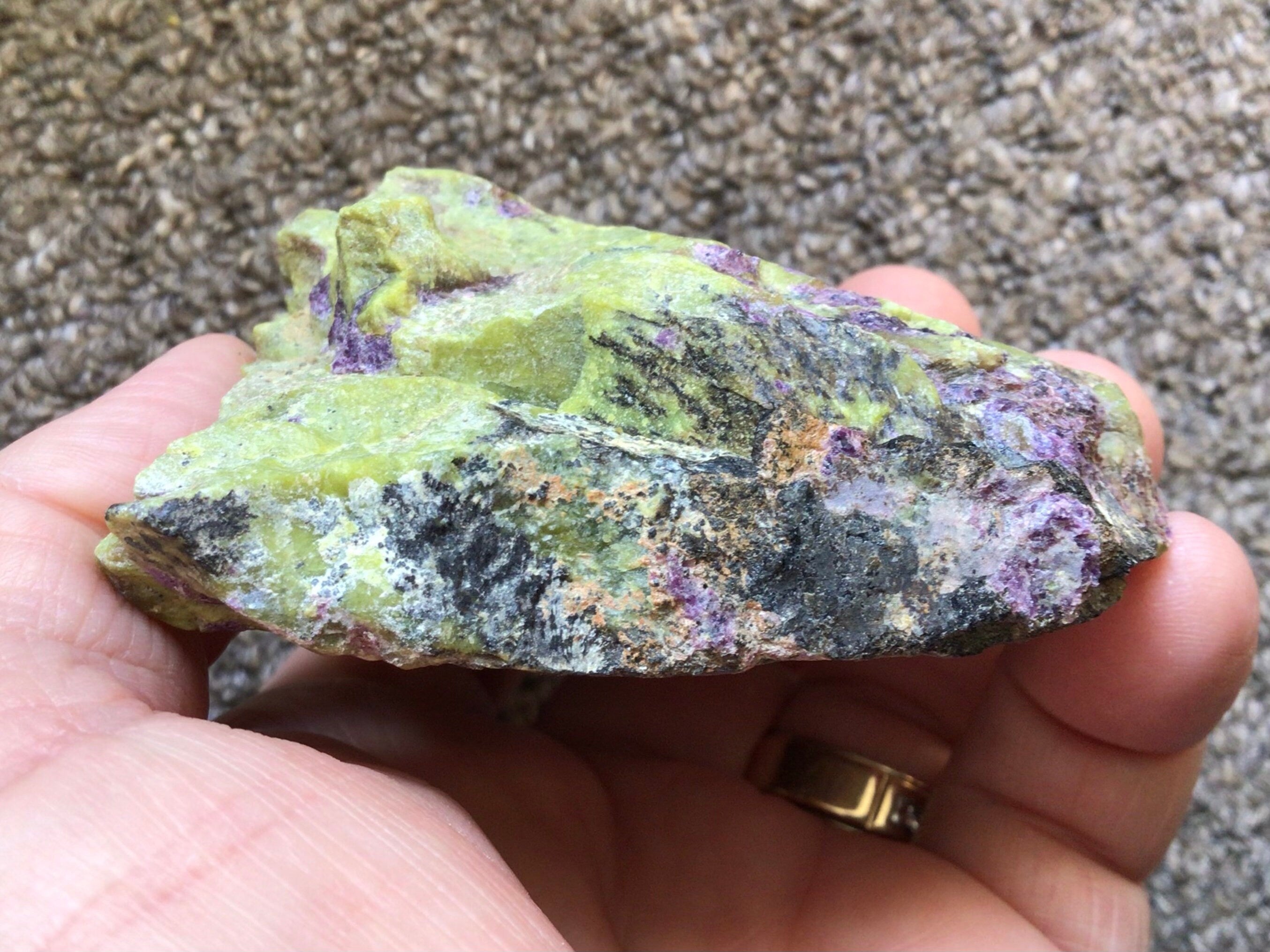 200g Atlantisite Rough Piece 7B