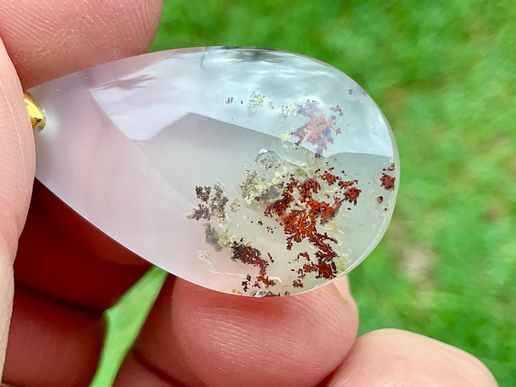 5g Indonesian Moss Agate Pendant 1A