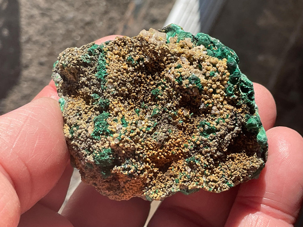 126g Australian Malachite, Cerussite and Pyromorphite Specimen 4A