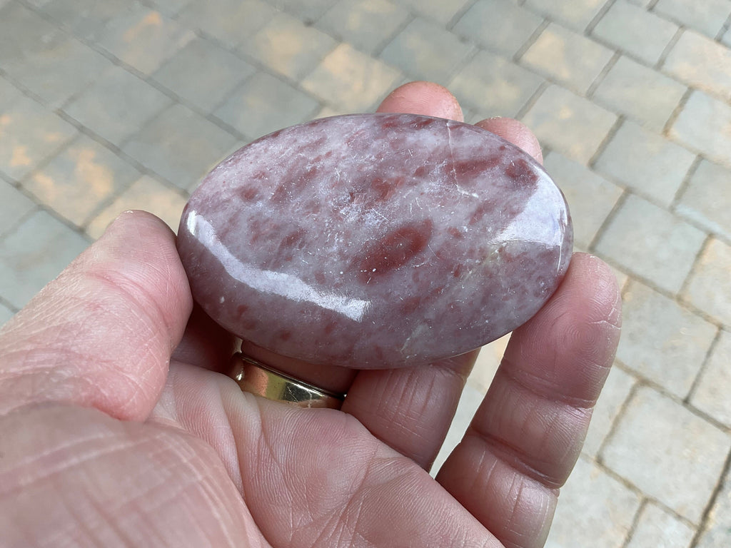 71g Pakistan Strawberry Jasper Palmstone 4B