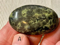 Pakistan Snakeskin Jasper (Asterite) Thumb Stone Group 4