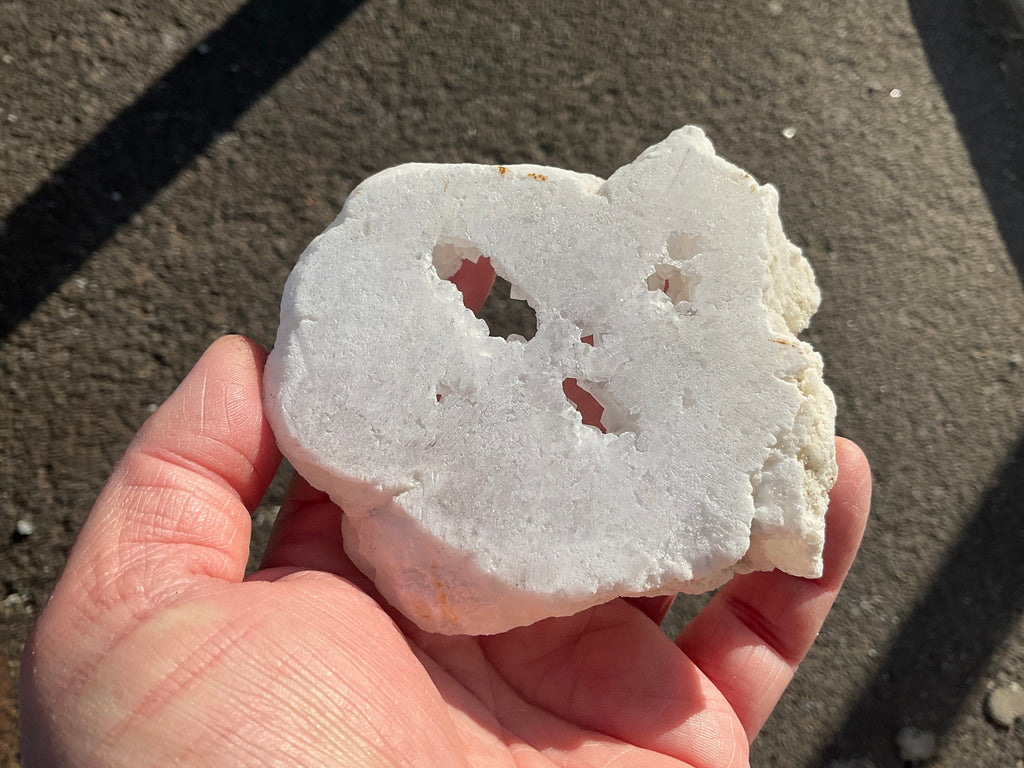 222g Druzy Quartz Geode Slice 3A