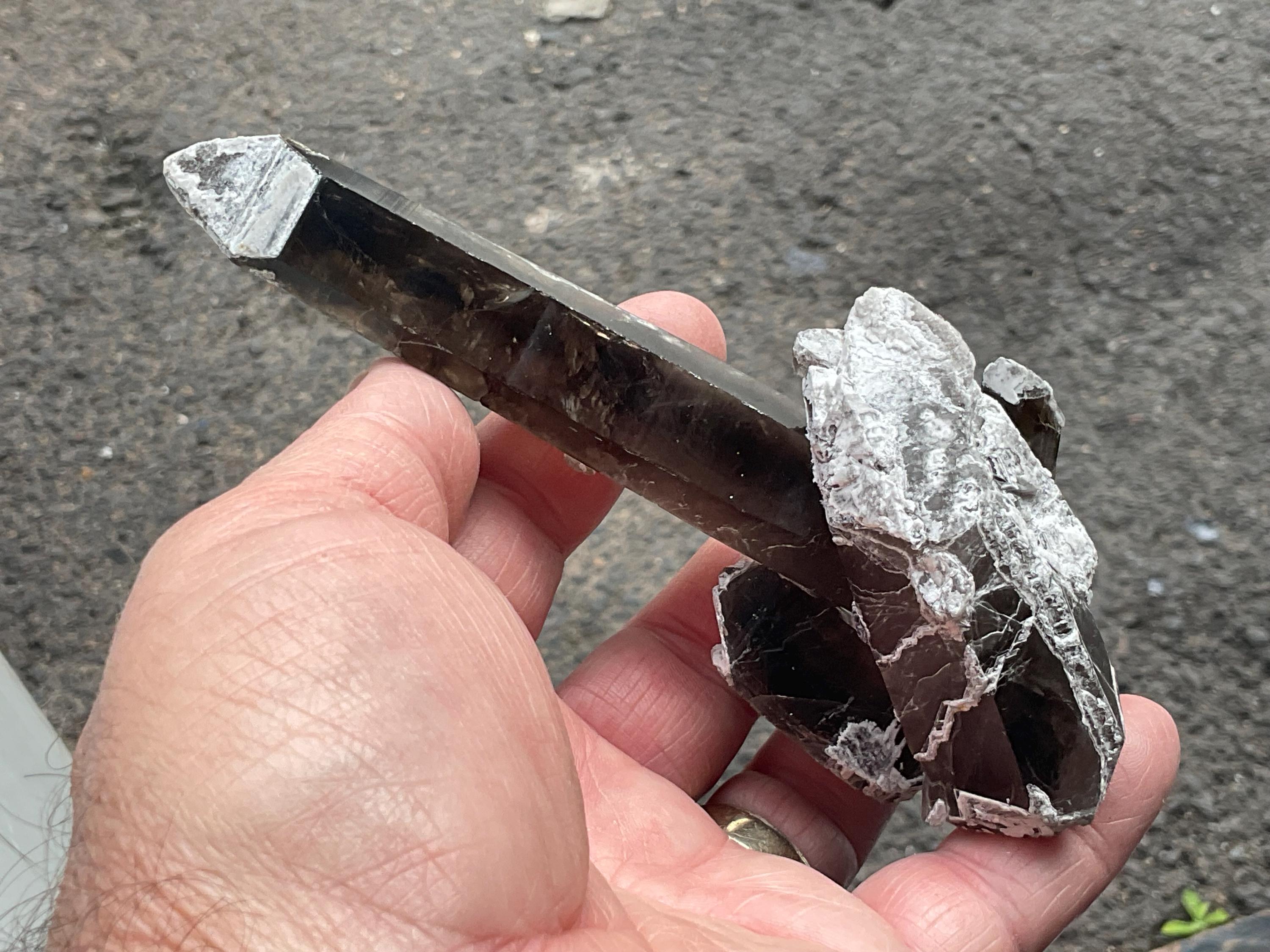 162g Smokey Quartz + Specimen 5A from Inner Mongolia