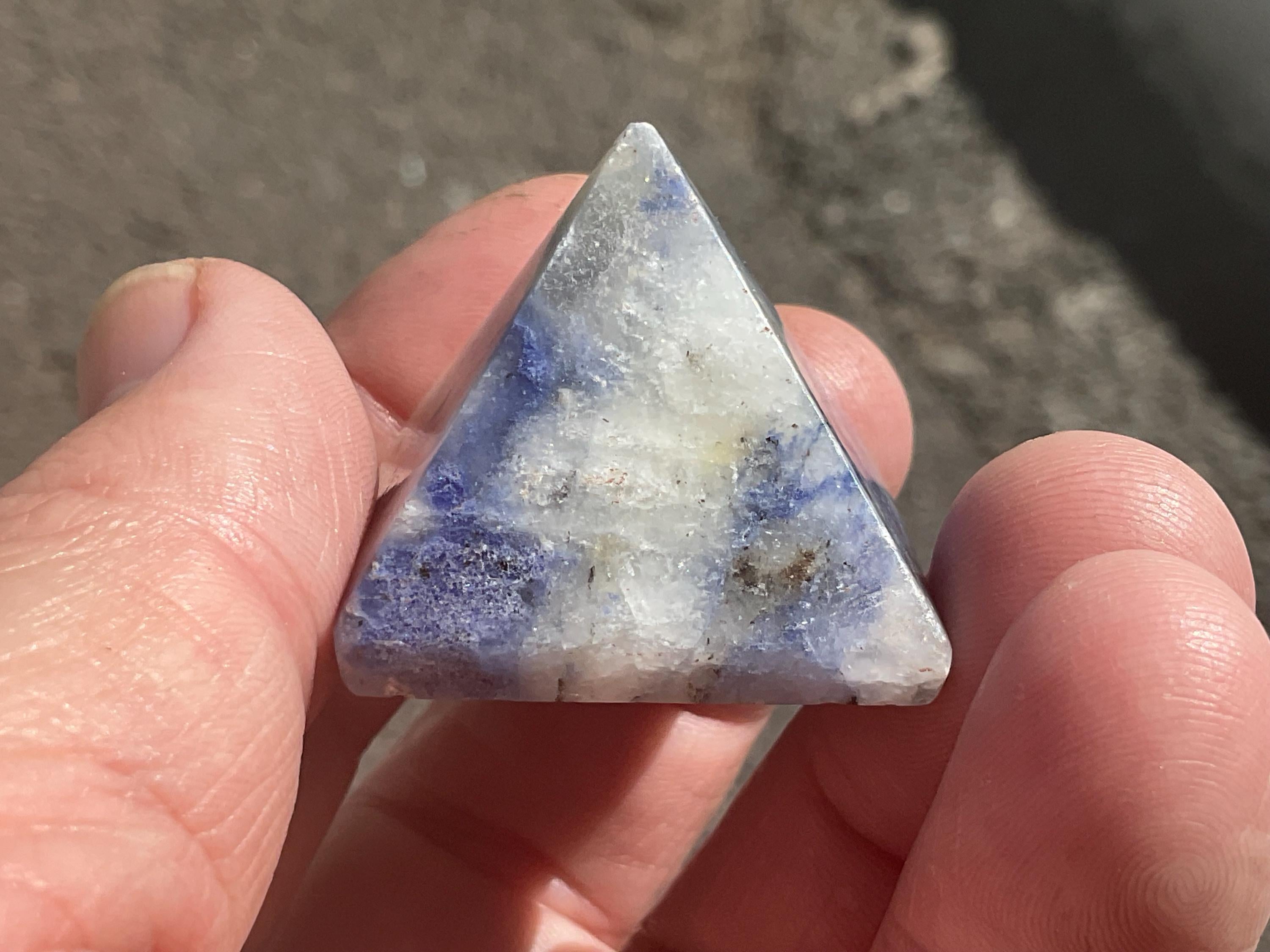 28g Afghanite Pyramid 3A